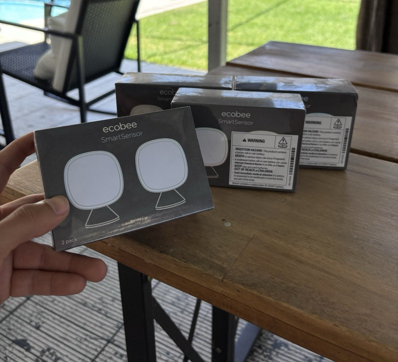 ⚡IN HAND⚡Ecobee Smart Sensor 2 Pack - Comfort, Security, Energy Savings , New ✔ gallery
