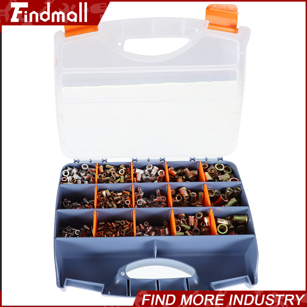 Findmall 900 Pack Rivet Nut Gun Kit Nut Setter Thread Setting Nutsert Tool gallery