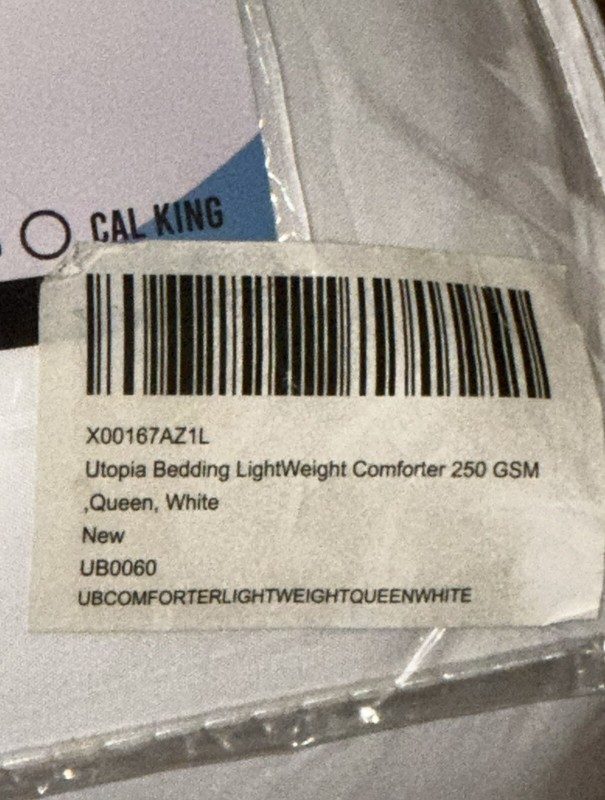 Utopia Bedding Down Alternative Comforter (Queen, White) - All Season Comforter gallery