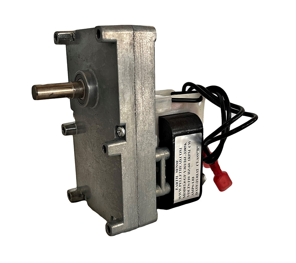Breckwell & USSC 5040 Auger Feed Motor, 1 RPM Clockwise W/Hole in Shaft, C-E-017 gallery