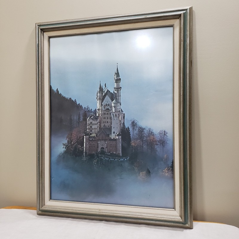 Neuschwanstein Castle Framed Print Germany Moody Landscape Cottage Wall Art gallery