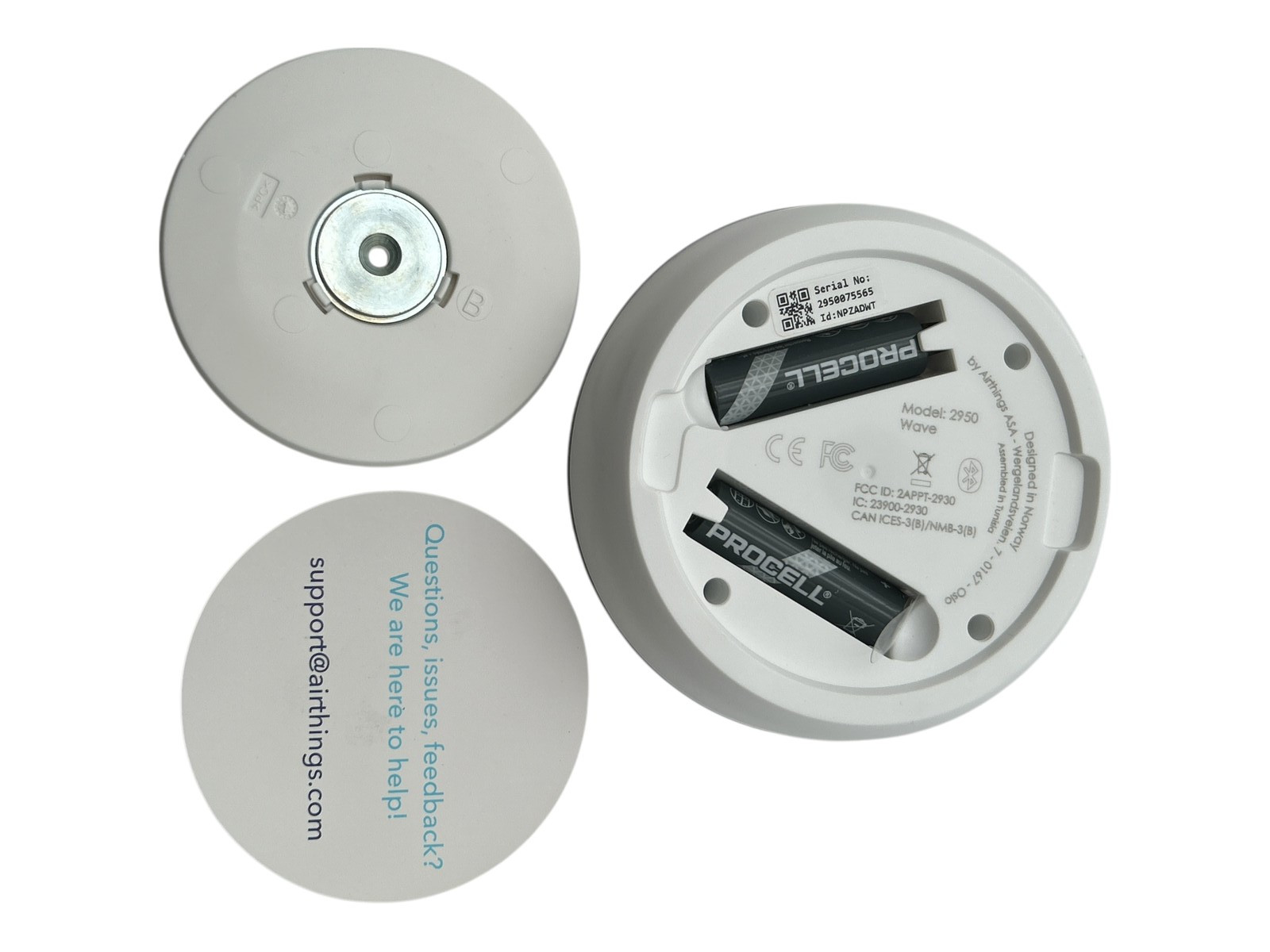Airthings 2950 Wave Radon Smart Radon Detector with Humidity & Temp (Open Box) gallery