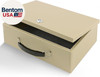 Portable Fire Safe Box with Key Lock, 13.2”X 11”X 5.1'', Fire Resistant Metal St gallery
