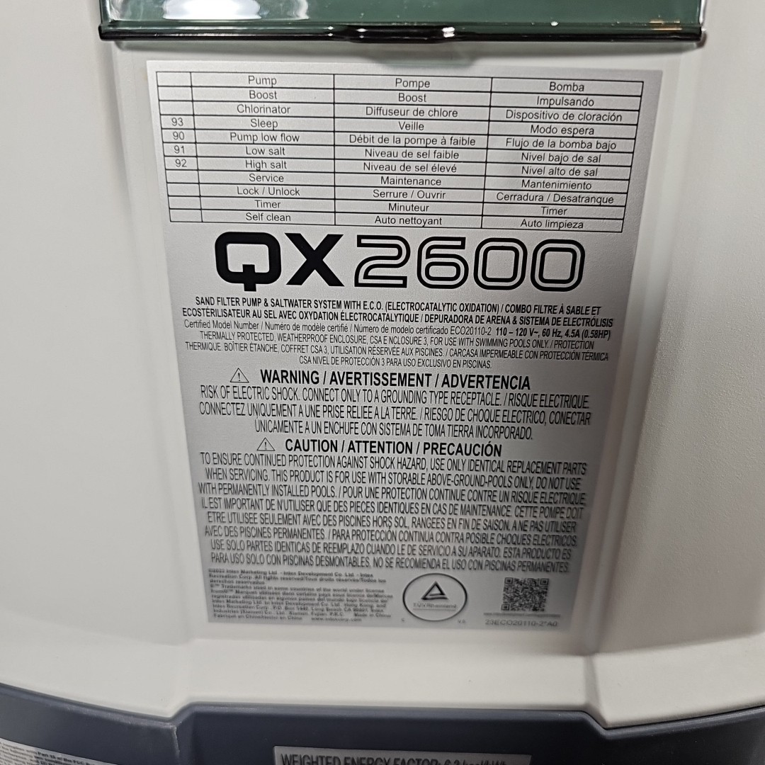 Intex Part: 13041EG, Motor & Control For 16" Sf Combo 26679 *READ* gallery