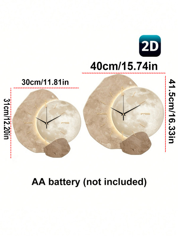 Modern Minimalist Wall Clock, Silent High-End Decorative Clock, Super Quiet gallery