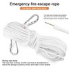 Wire Center Flag Pole Rope 5/16 Inch 65 Feet with 2 Pieces Stainless Steel Snap gallery