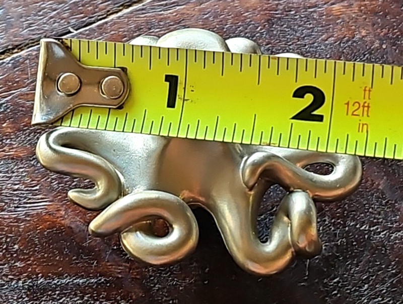 Octopus Drawer Knobs Pulls Set of 2 Satin Nickel Cabinet Hardware New gallery
