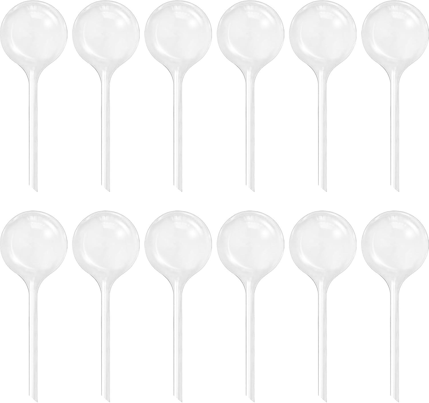 12 PCS Large Plastic Self-Watering Bulbs,Clear Watering Globes,Plant Watering Gl gallery