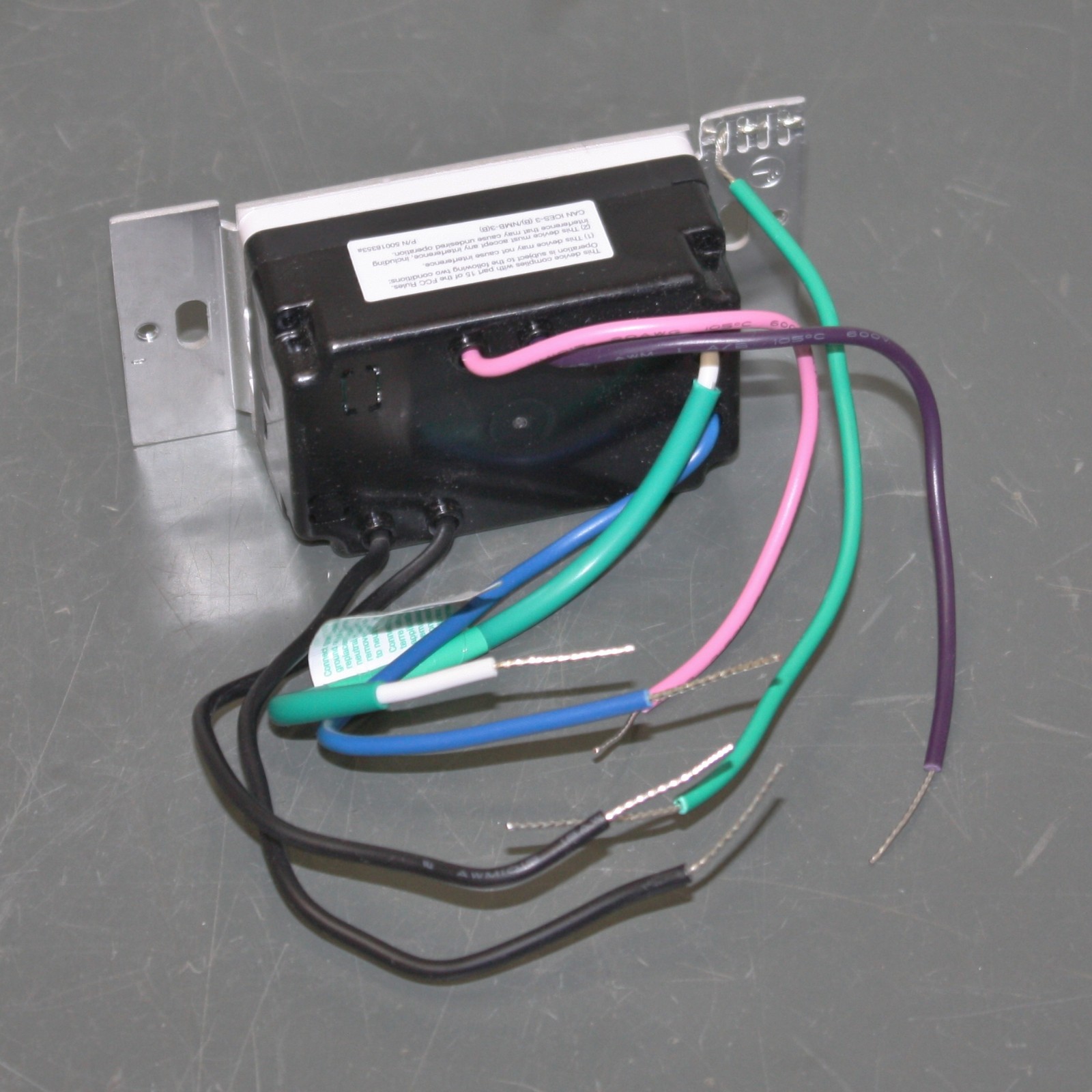 Lutron PIR Vacancy Sensor Switch MS-Z101-V-WH, White, 0-10V Dimmer, Photocell gallery