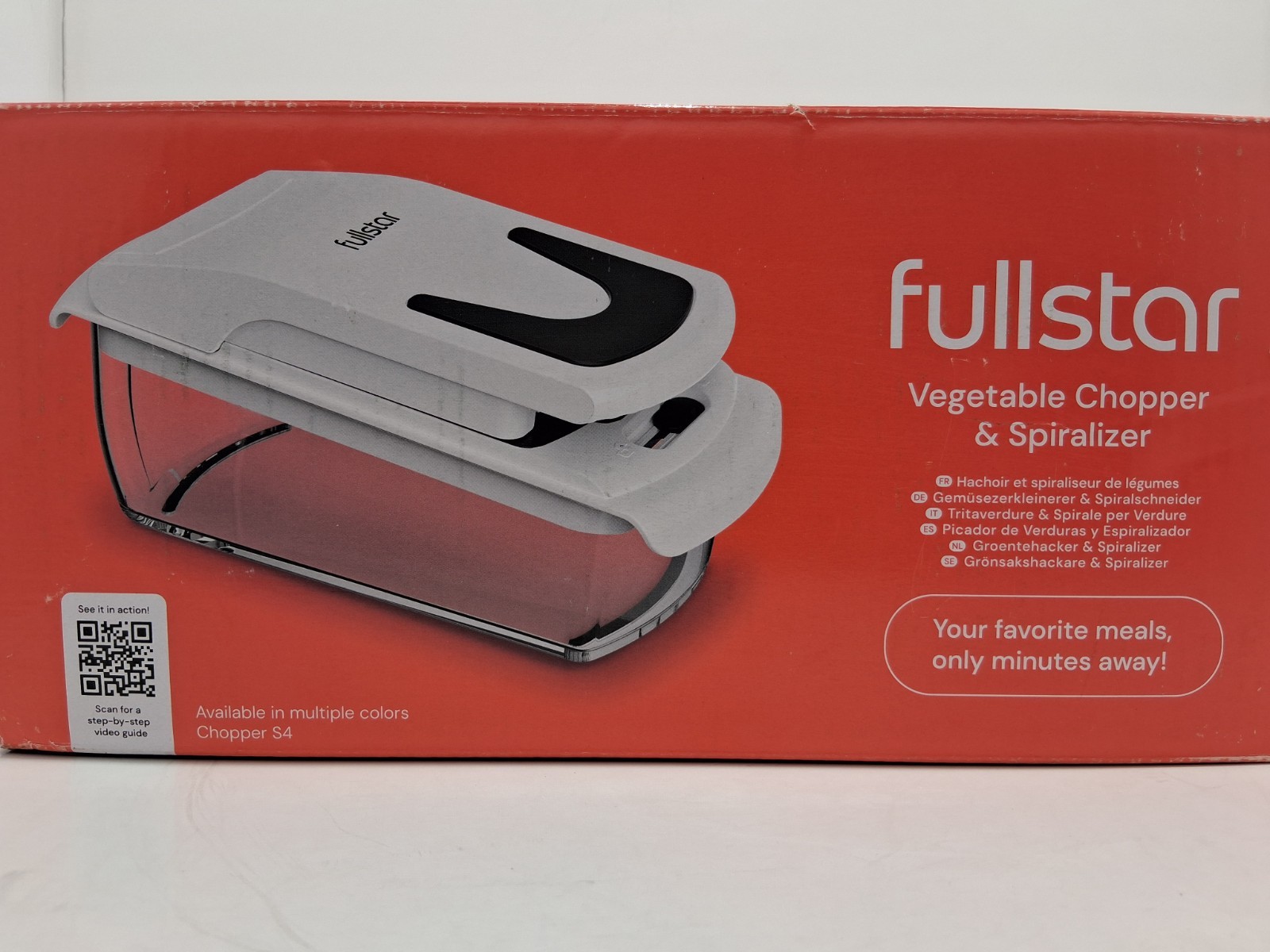 Fullstar 4-in-1(2 Vegetable Choppers, Spiralizer Ribbon Blade & Julienne Blade) gallery