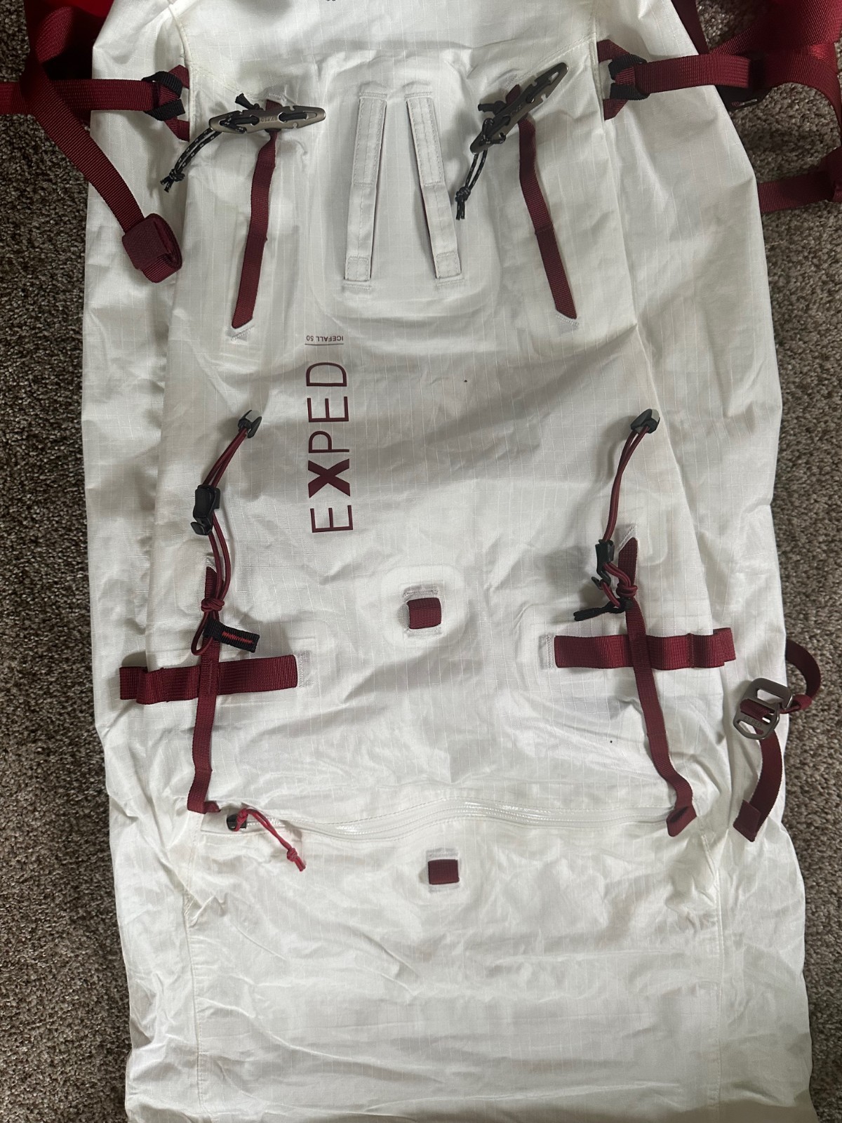 Exped Icefall 50L Alpine Backpack - White, size Medium 5