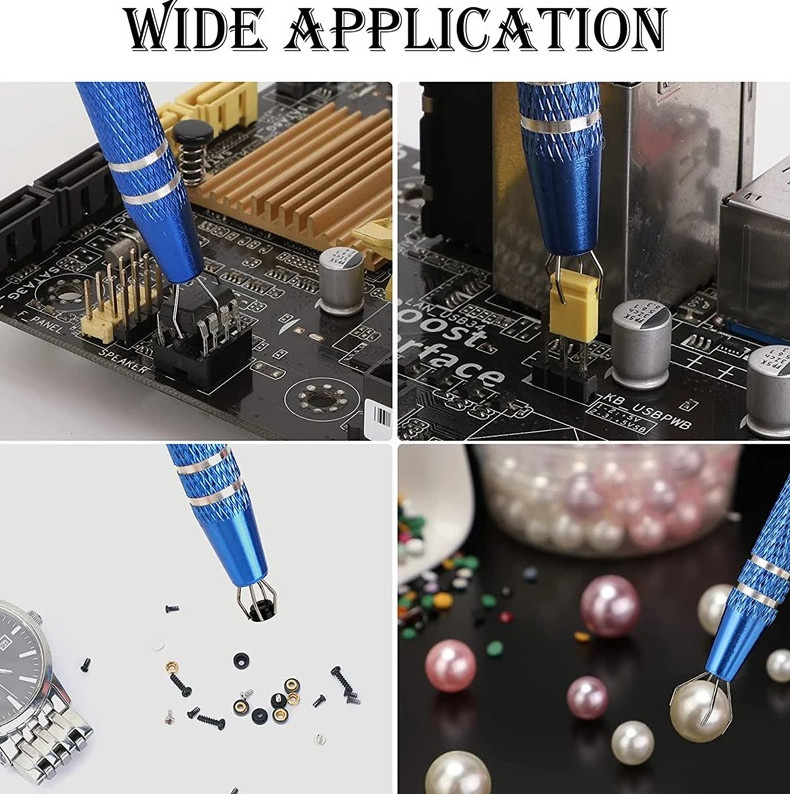 4 Claw IC Chip Extractor Precision Parts Grabber Pick Up Tool gallery