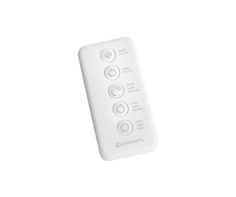 EcoSmart Bluetooth Speaker Medium LED Light Bulb W/ Remote Control (1-Pack) gallery