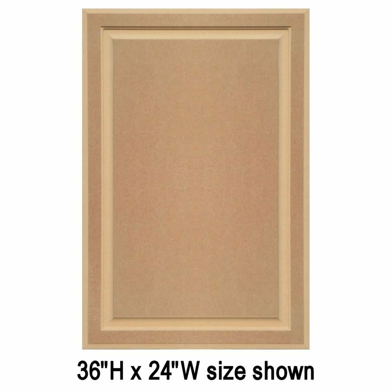Unfinished MDF Square Raised Panel Cabinet Doors (25"H & Up) gallery