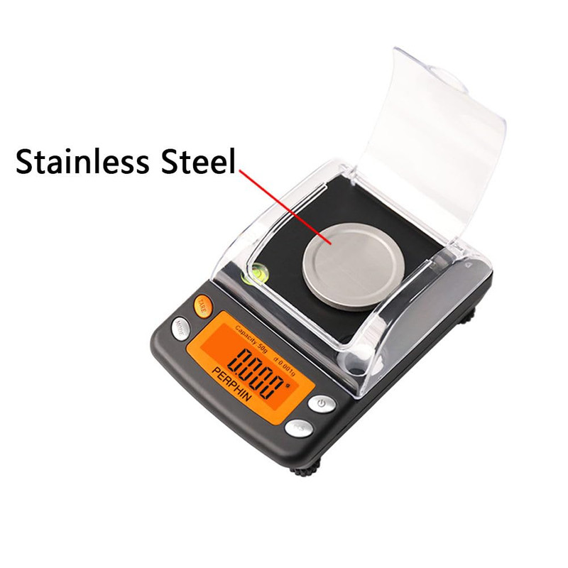 Milligram Scale, Dual Powered, Large Display, Mg Scale, Adjustable Feet, 50G X 0 gallery