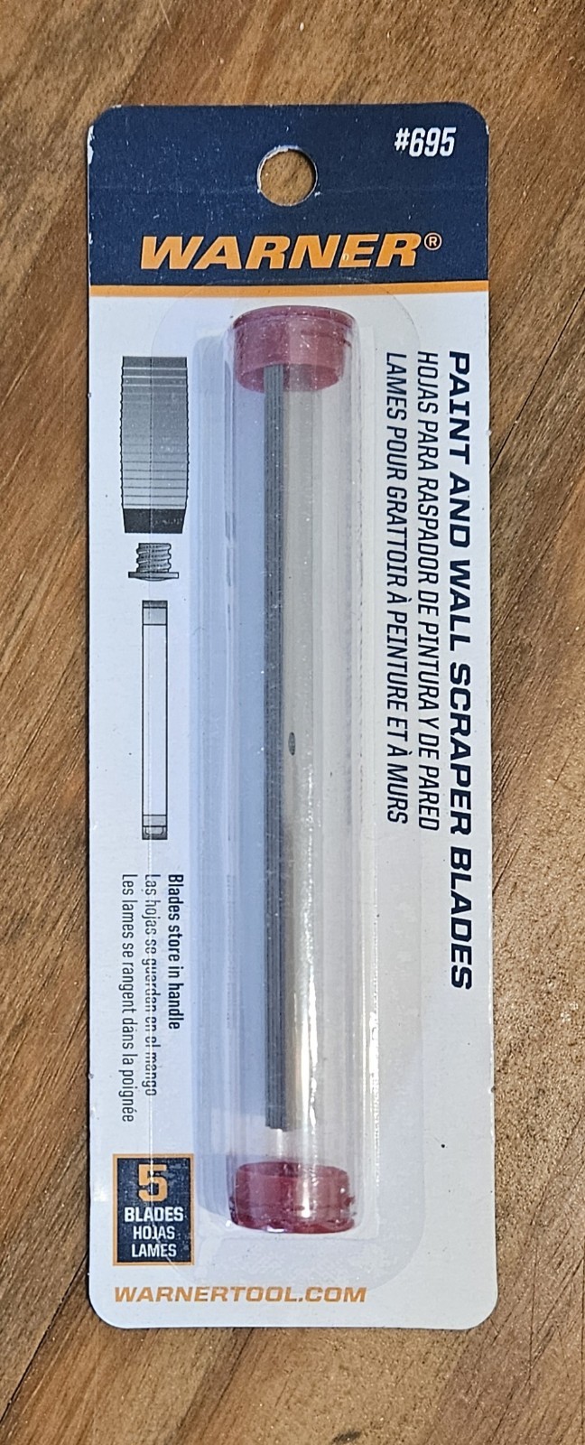 Warner 695 4" Paint & Wall Scraper Replacement Blades Bulk Lot 68 Packs gallery
