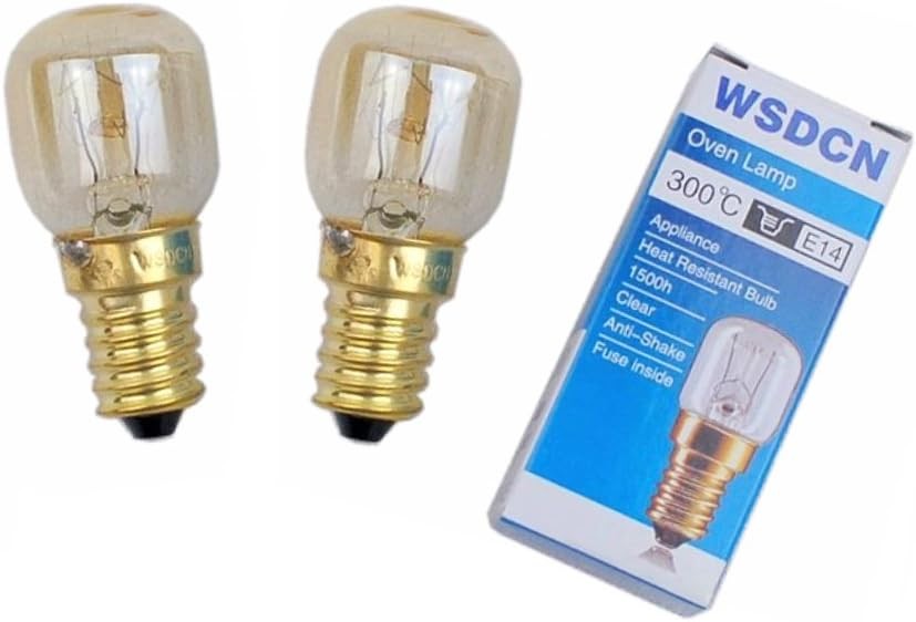 2 Pack, Fulfilled by Amazon, WSDCN E14 T25 25W 120V 120 Volt 125V 110V~130V gallery