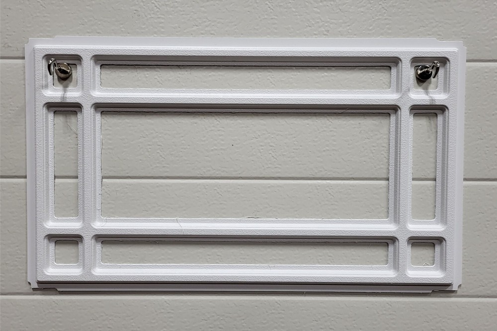 CLOPAY Prairie 510 Replacement Window Inserts /Short Panel Garage Door White
