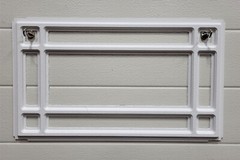 CLOPAY Prairie 510 Replacement Window Inserts /Short Panel Garage Door White