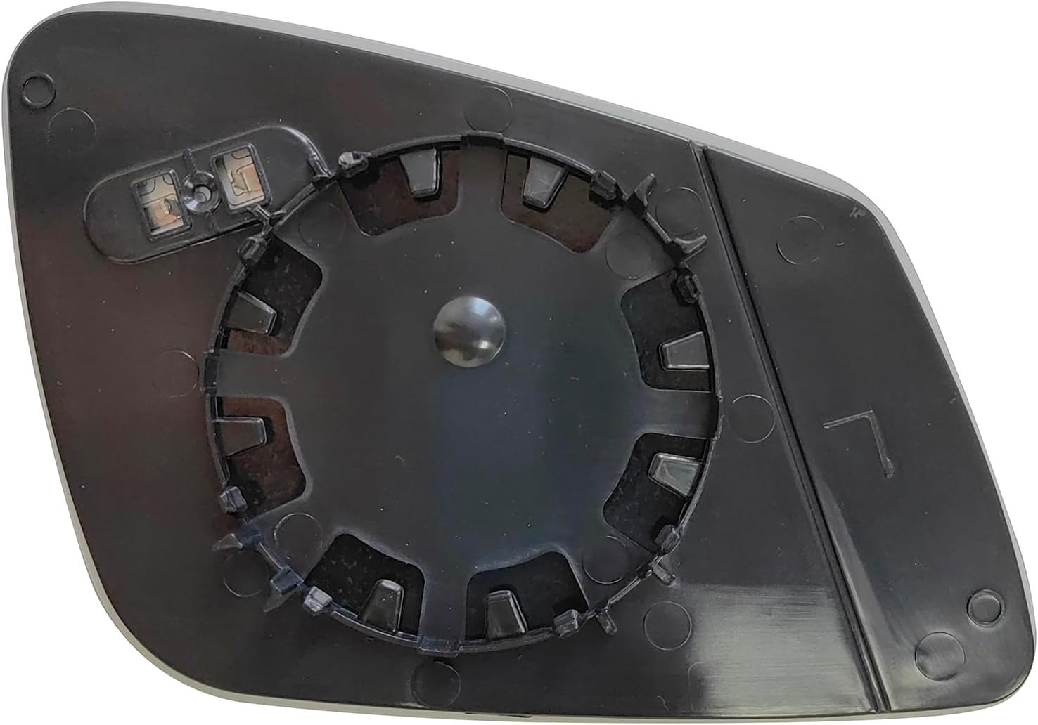 Side Door Wind Heated White Mirror Glass With Back Plate For F01 F07 F10 Left gallery