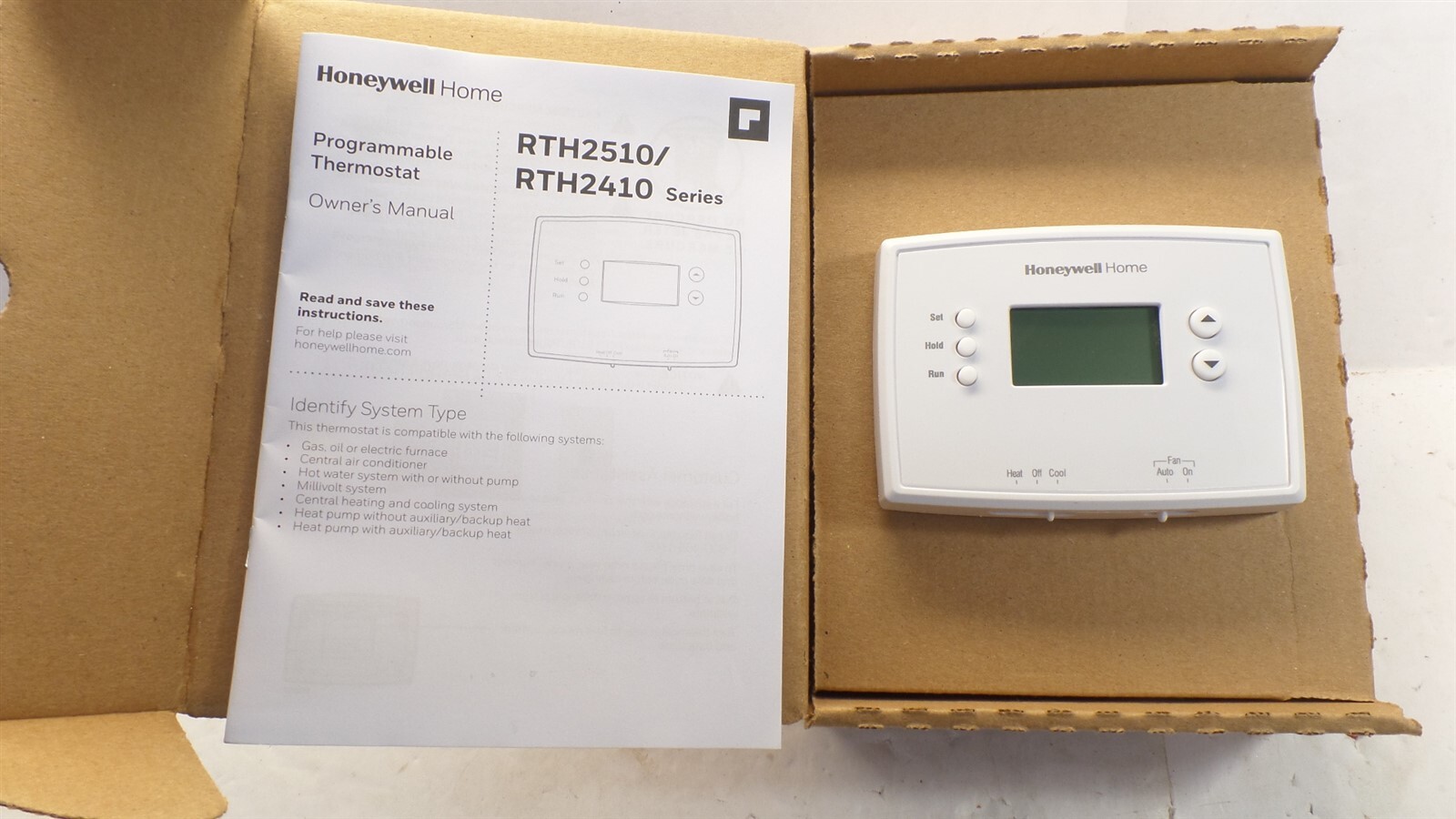 HONEYWELL RTH2510B 7-DAY PROGRAMMABLE THERMOSTAT WITH DIGITAL BACKLIT DISPLAY gallery