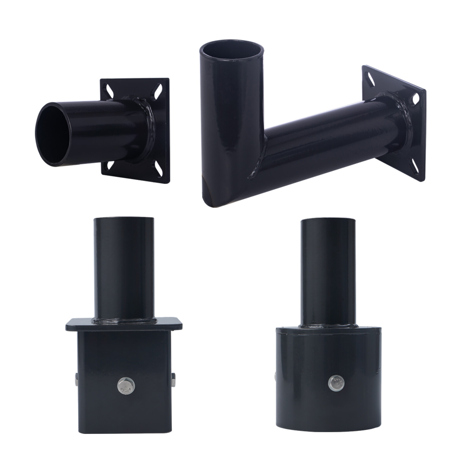 2 PACK Tenon Square Round Pole-Wall Mount 2-3/8" LED Shoebox Parking Lot Flood gallery