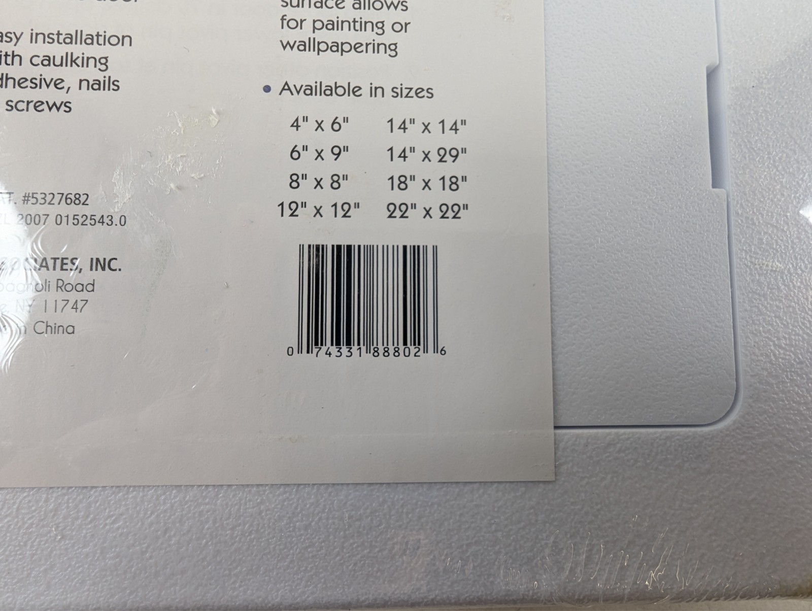 Karp Access Door Panel 8x8 Plastic Handi Panel HA88 Easy Install New gallery