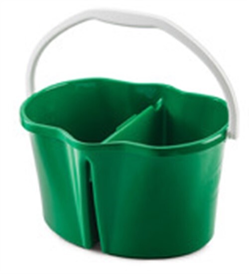 Libman Green Plastic Commercial & Residential Clean & Rinse Oval Bucket 4 gal. gallery