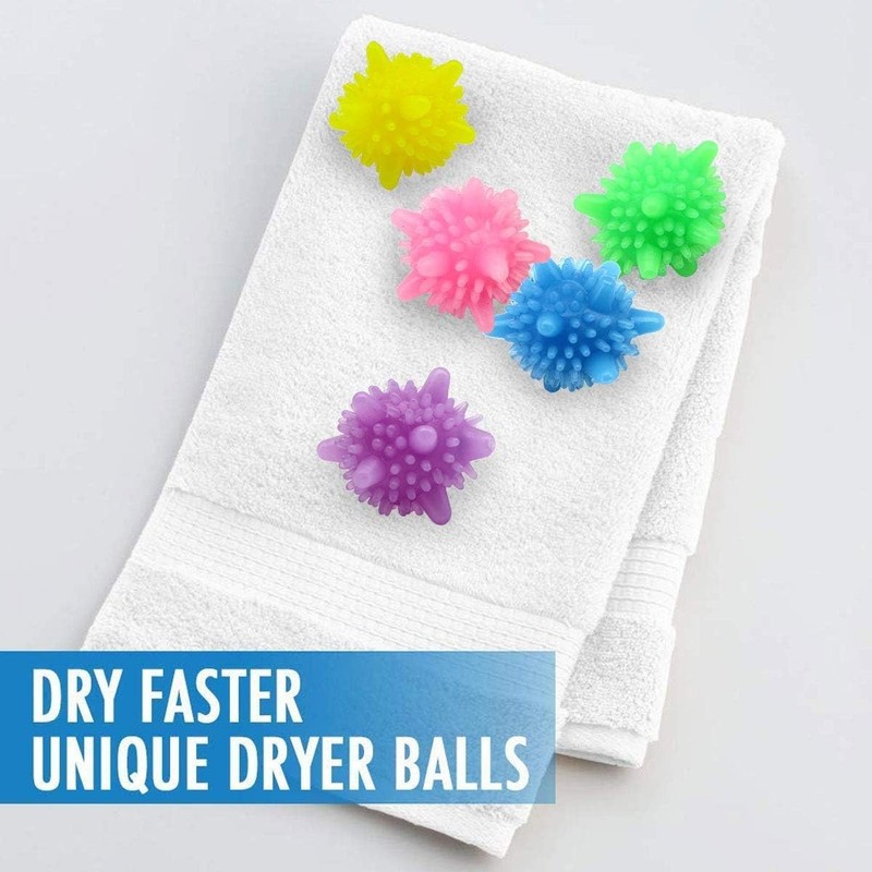 Brightly Colored Reusable Laundry Balls - Efficient 15 Pack for Machine Wash gallery