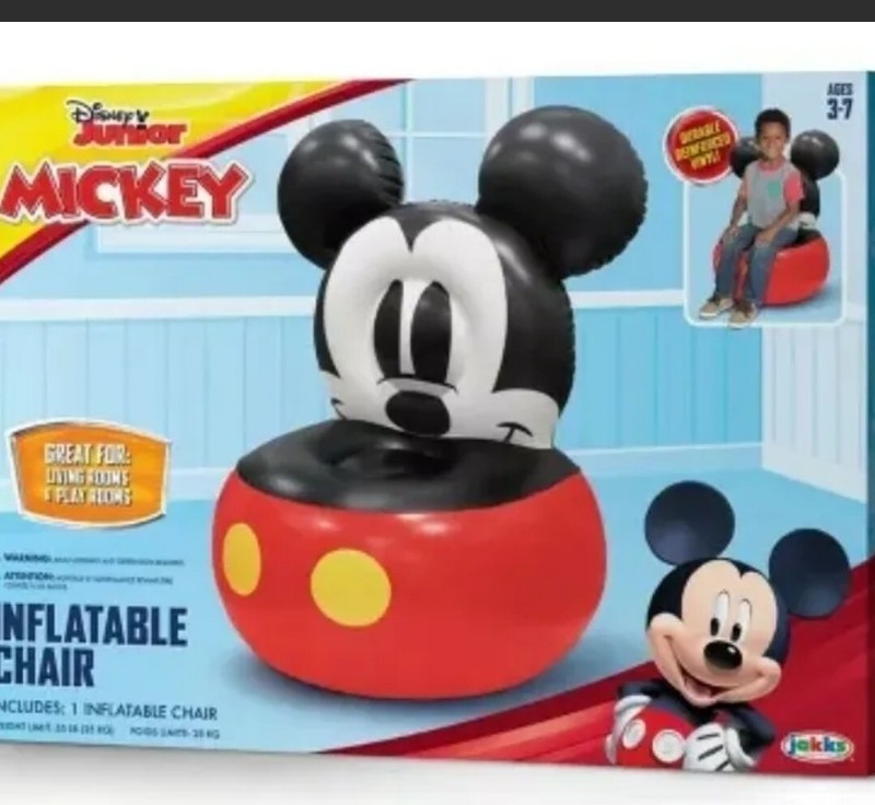 Disney® Mickey and Minnie Junior Inflatable Chairs Ages 3+ gallery