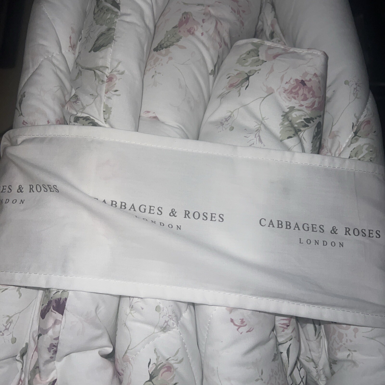 Cabbages and Roses King Comforter 2 King Shams Peony New gallery