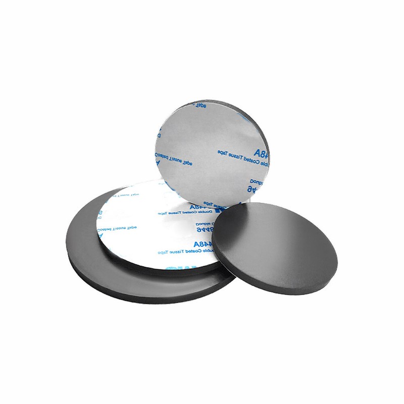 Solid Round Self Adhesive Rubber Pad Disc Sheet Gaskets Dia 10-100mm Thick 1-5mm gallery