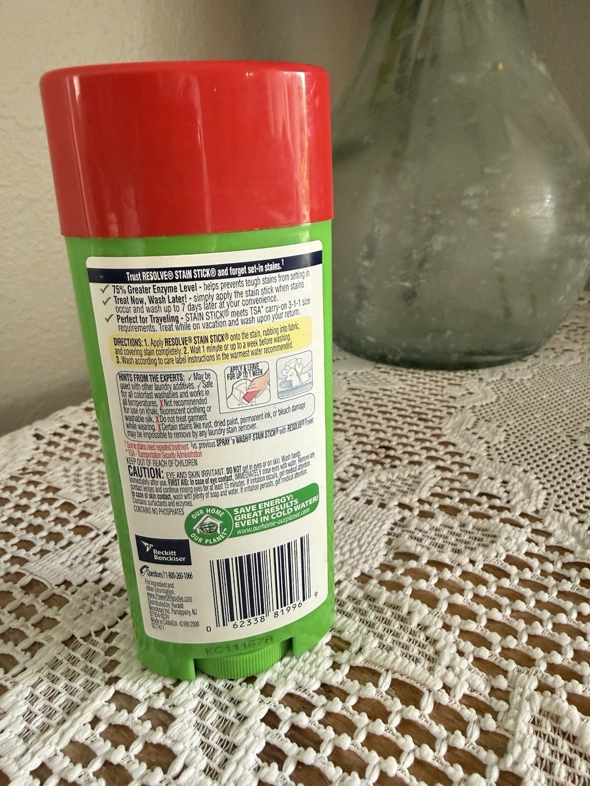 Spray 'n Wash Resolve Laundry Pre-Treater Stain Stick Laundry Stain Remover 3oz gallery