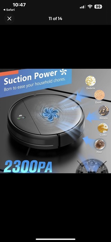 MAMNV Robot Vacuum and Mop Combo BR151 gallery