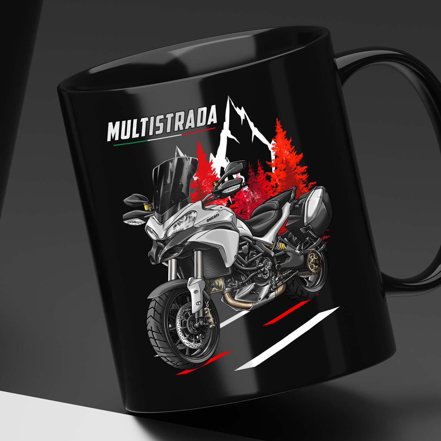 Ducati Multistrada 1200 2010-2015 Motorcycle Coffee Mug 11OZ, Bikers Gift gallery