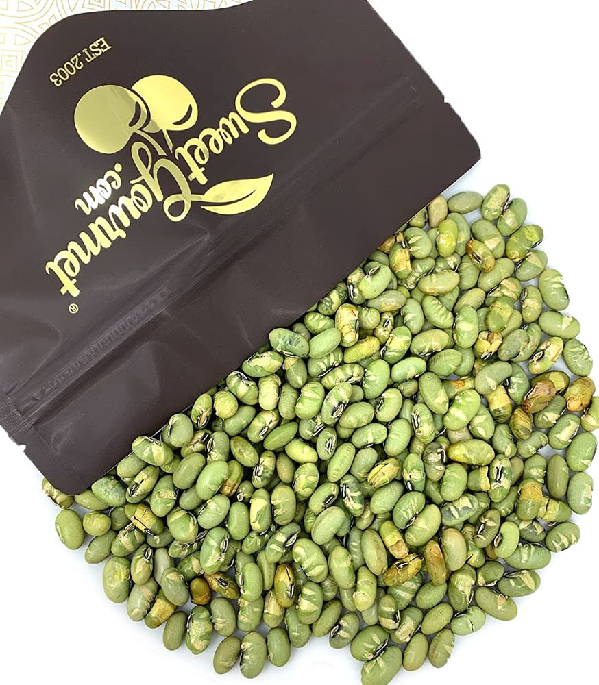 Lightly Salted Dry Roasted Imported Edamame Green Soybeans | 1 Pound gallery