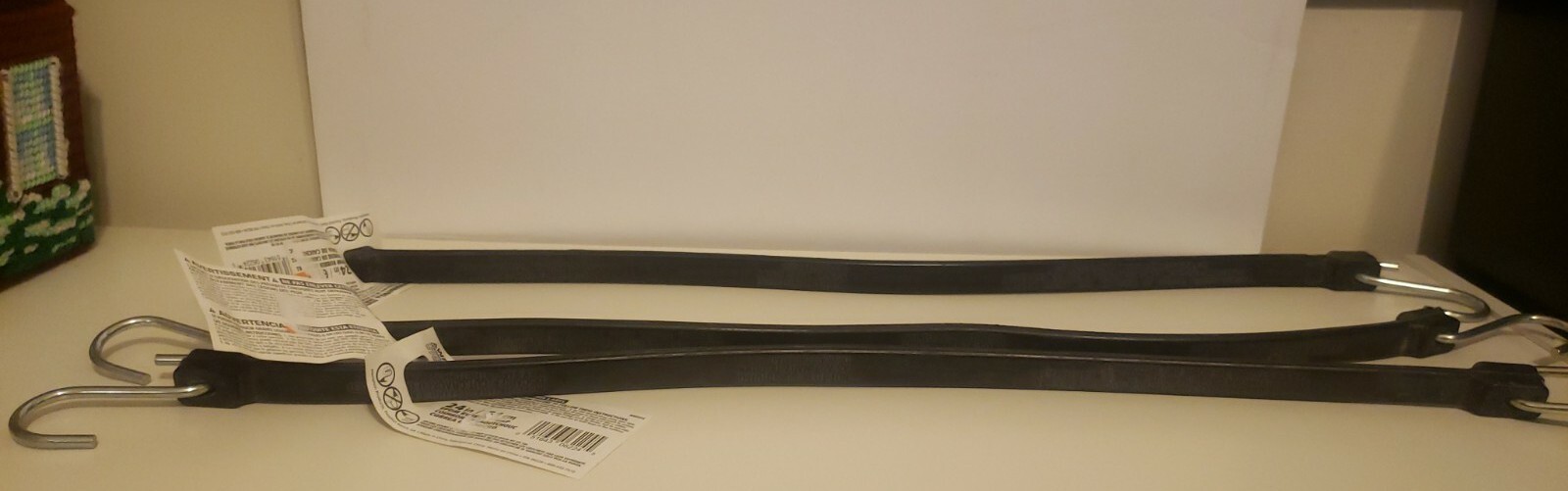 Bungee Strap Black 24" EPDM Rubber Keeper 06224 Lot Of 3 New 61 cm Tie Down gallery