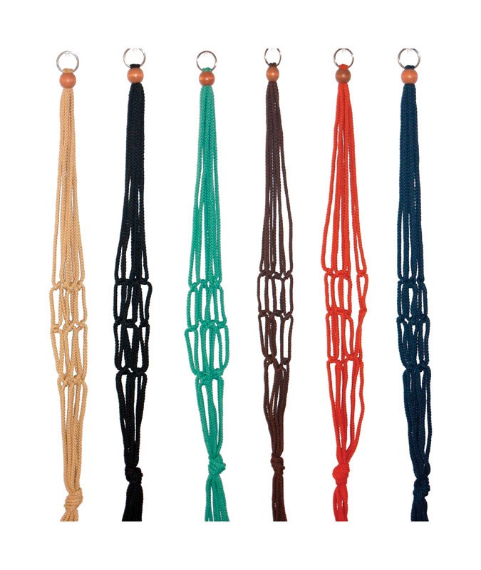 Primitive Planters 2176 Assorted Color Macrame Decorative Plant Hanger 36 in. gallery