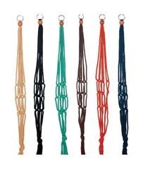 Primitive Planters 2176 Assorted Color Macrame Decorative Plant Hanger 36 in.
