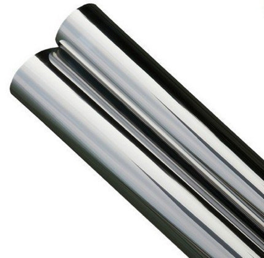 Silver Black one way mirror 5% Window Tint Film Auto Residential Intersolar® gallery