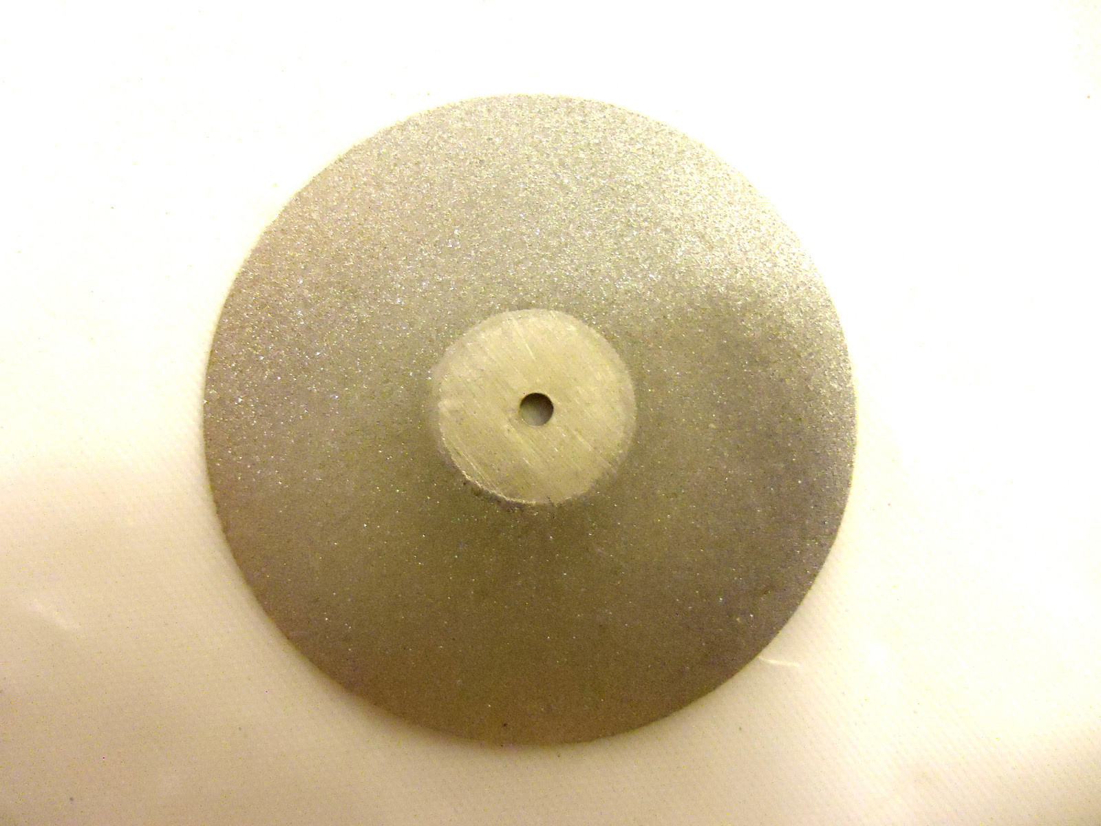 1-1/4" Diamond Face Disc, 1/16" Arbor Hole, .010 Thick, 500 Grit, 3 Discs, NEW. gallery