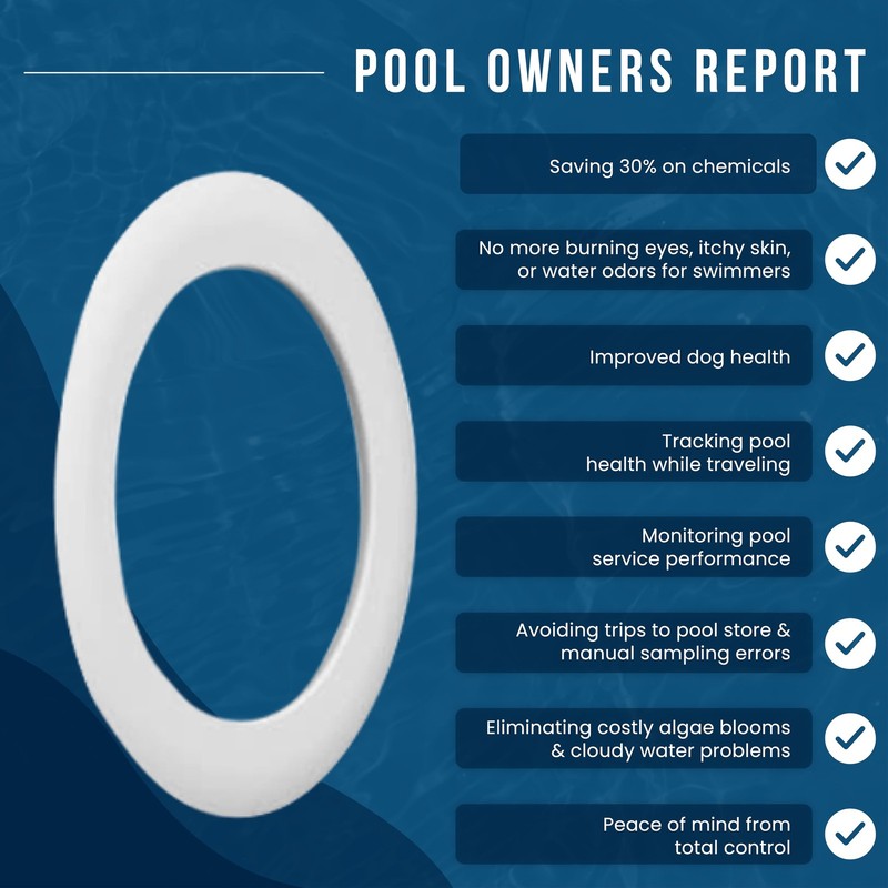 - Sense Skimmer Adapter - Smart Pool Monitor - Chlorine & pH Meter - Pool Wat... gallery