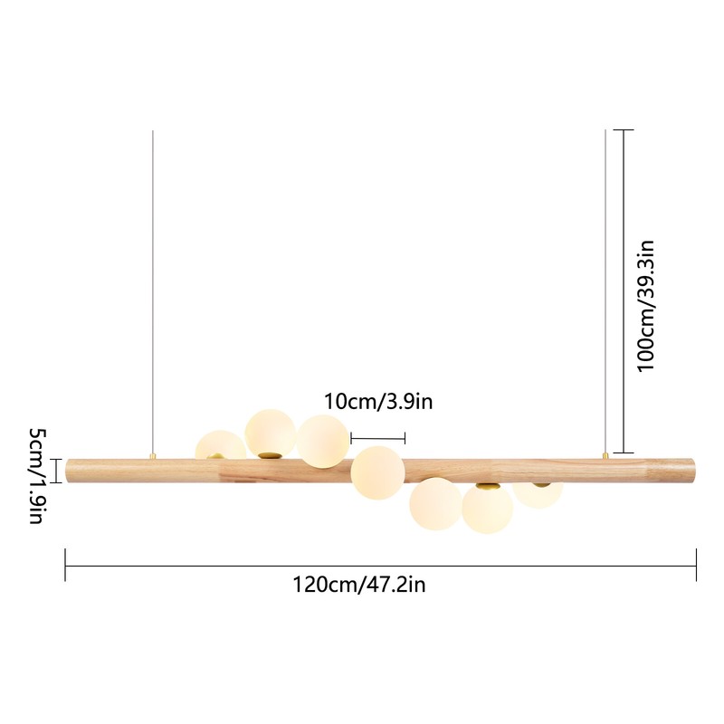 Modern 7 Heads LED Ceiling Light Lamp Pendant Bedroom Dining Room Fixture 110V gallery