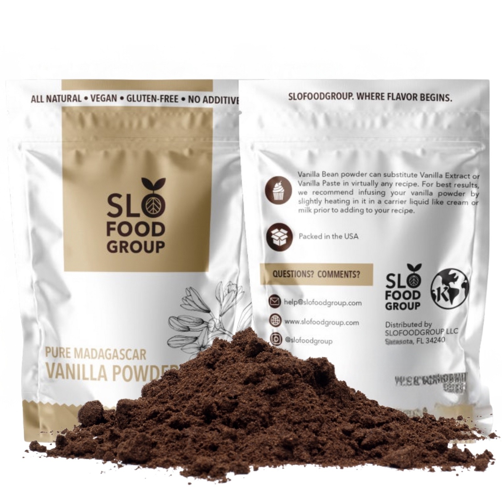 Madagascar Ground Vanilla Bean Powder, Planifolia gallery