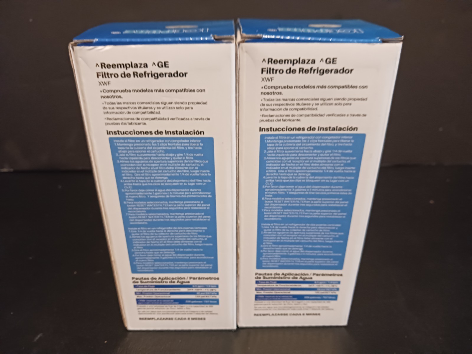 Ice Pure Refrigerator Water Filters RWF5200A Lot Of 2 New Sealed GE XWF gallery