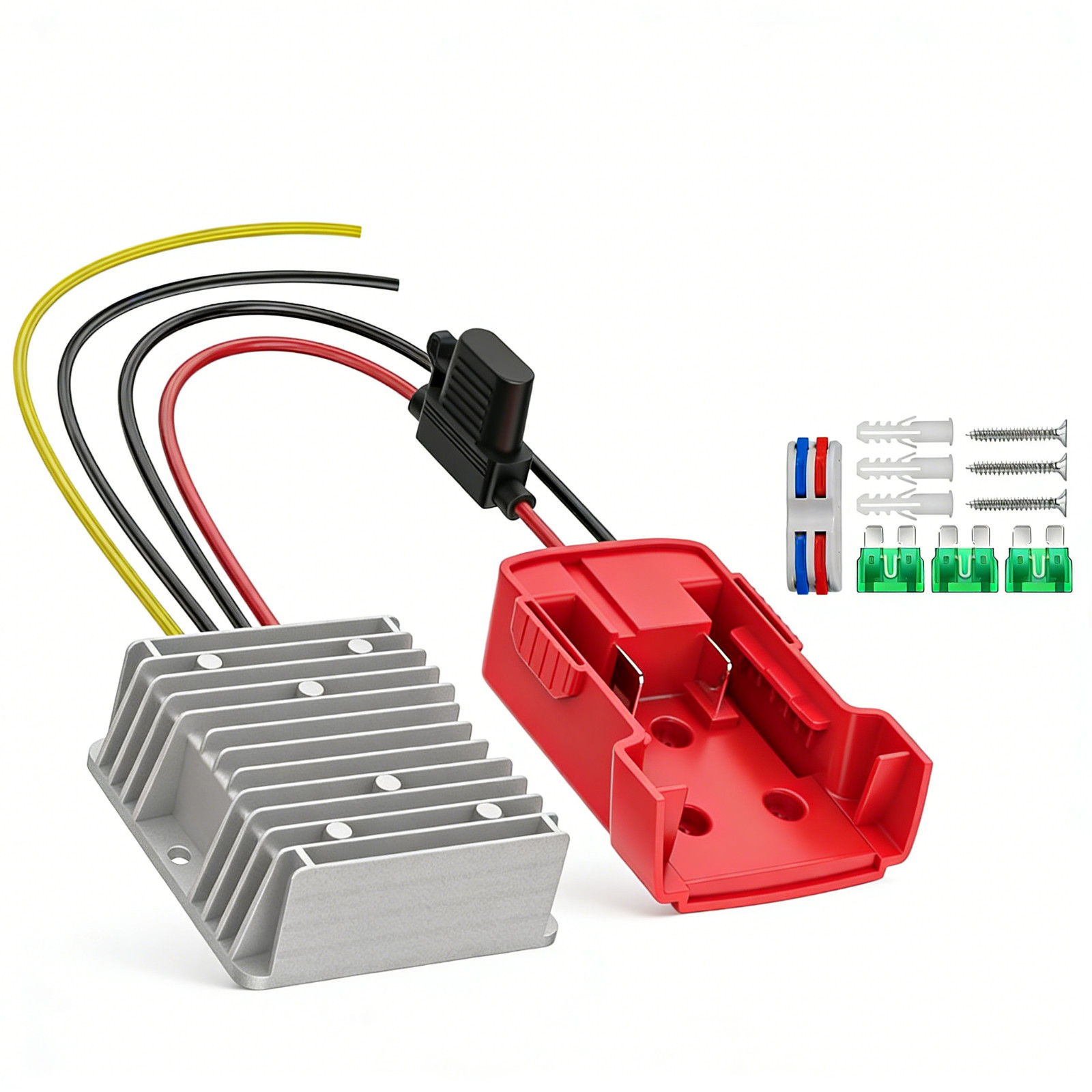 18V to 12V 20A 240W Step Down Converter Compatible with Milwaukee 18V Battery gallery