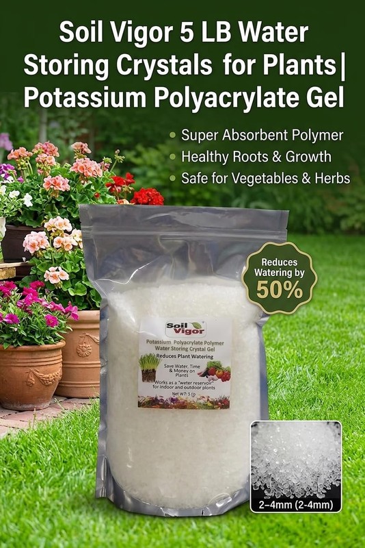 Super Absorbent Potassium Polyacrylate Crystals for Plants, Lawn & Agriculture gallery