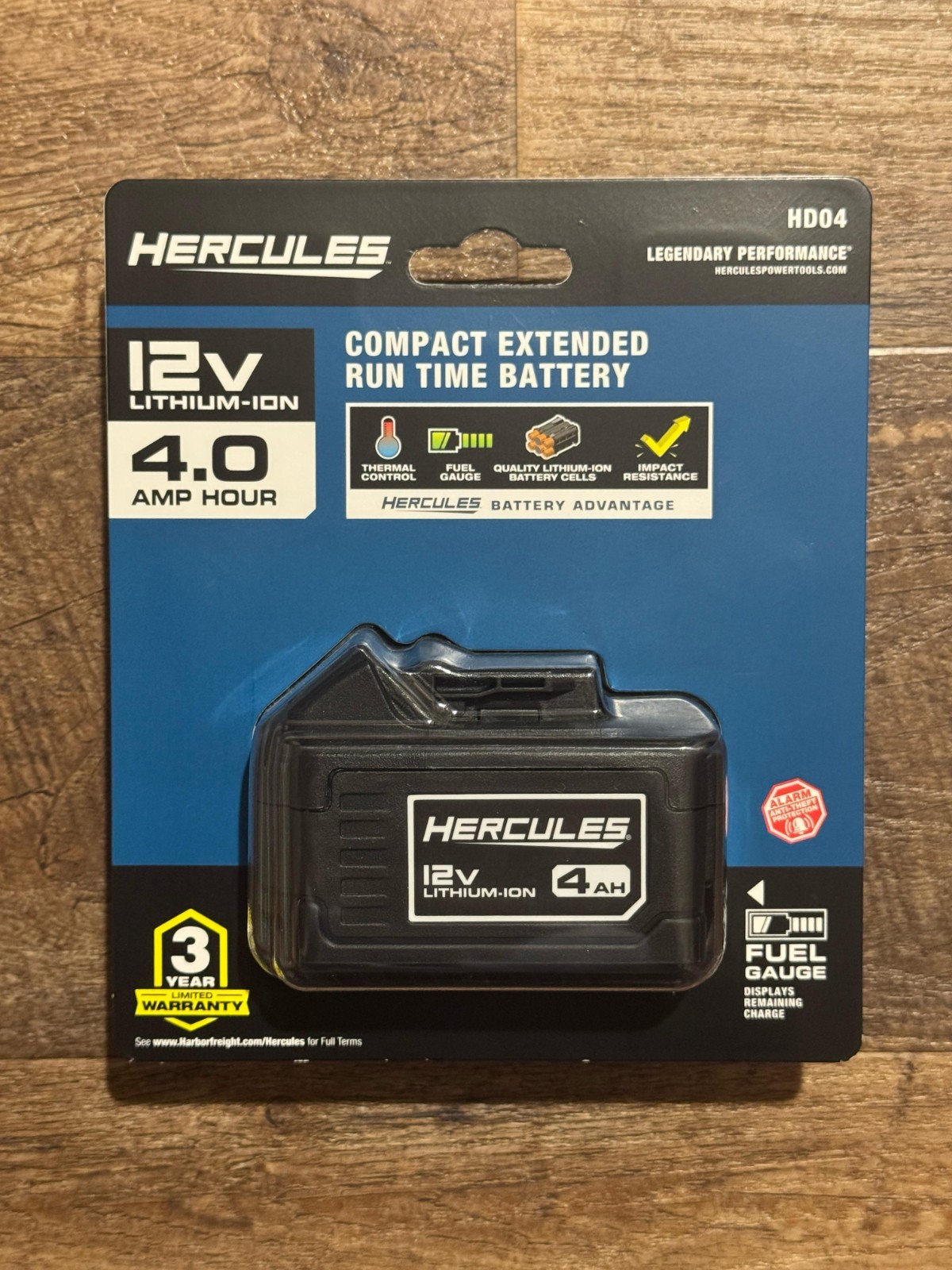 HERCULES 12V 4 Ah Compact Lightweight Battery - FREE SHIPPING gallery