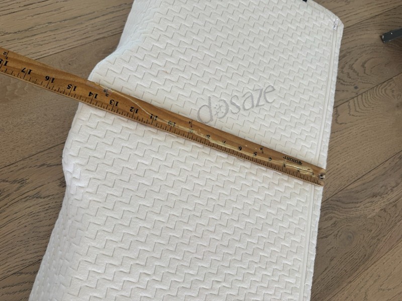 Dosaze Contoured Orthopedic Memory Foam Pillow - Cervical Support for Neck Pain gallery