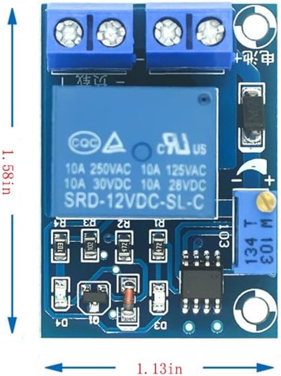 DC 12V Battery Low Voltage Cut Off Automatic Switch Recovery Protection (#10) gallery